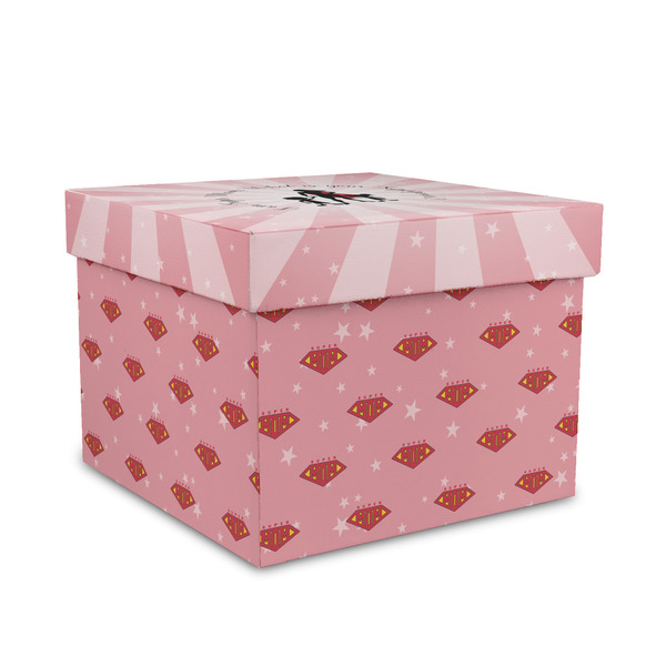 Custom Super Mom Gift Box with Lid - Canvas Wrapped - Medium