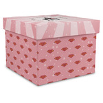 Super Mom Gift Box with Lid - Canvas Wrapped - X-Large