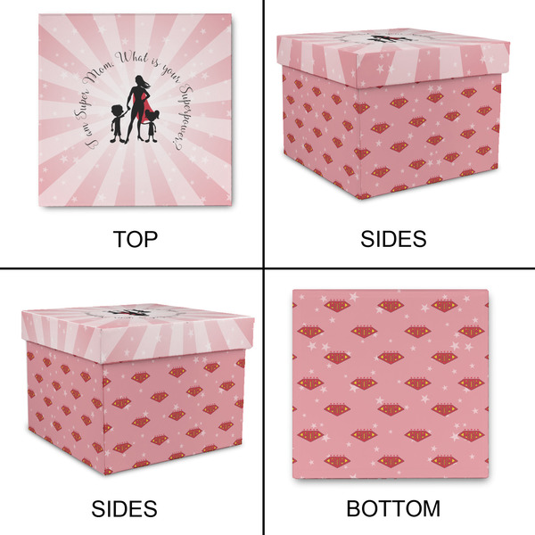 Super Mom Gift Boxes with Lid - Canvas Wrapped - XX-Large - Approval