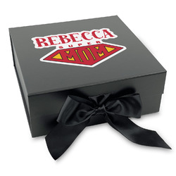Super Mom Gift Box with Magnetic Lid - Black