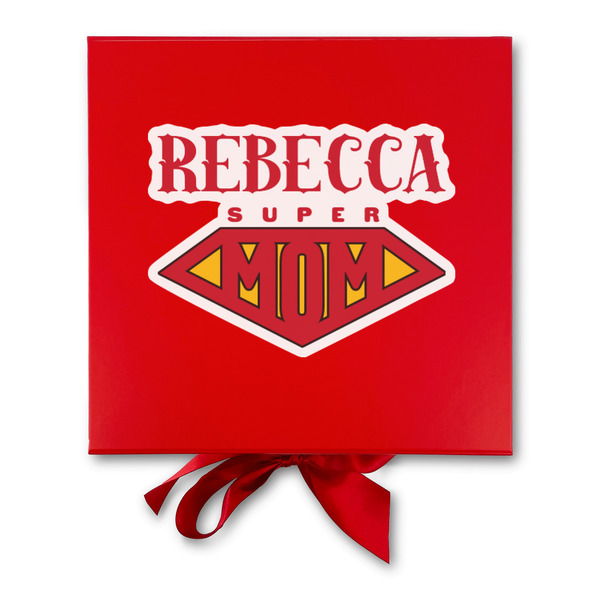 Super Mom Gift Boxes with Magnetic Lid - Red - Approval