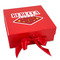 Super Mom Gift Box with Magnetic Lid - Red