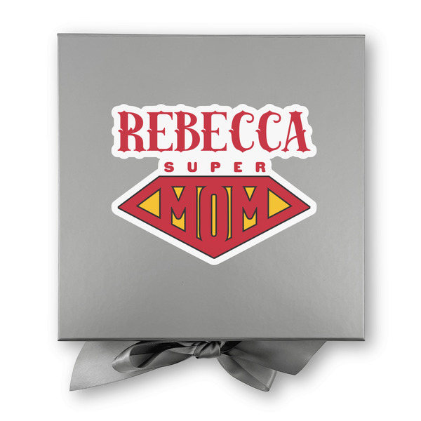 Super Mom Gift Boxes with Magnetic Lid - Silver - Approval