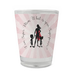 Super Mom Glass Shot Glass - 1.5 oz - Set of 4