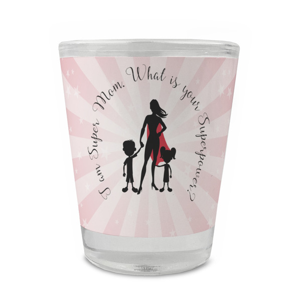 Super Mom Glass Shot Glass - Standard - FRONT