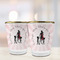 Super Mom Glass Shot Glass - with gold rim - LIFESTYLE