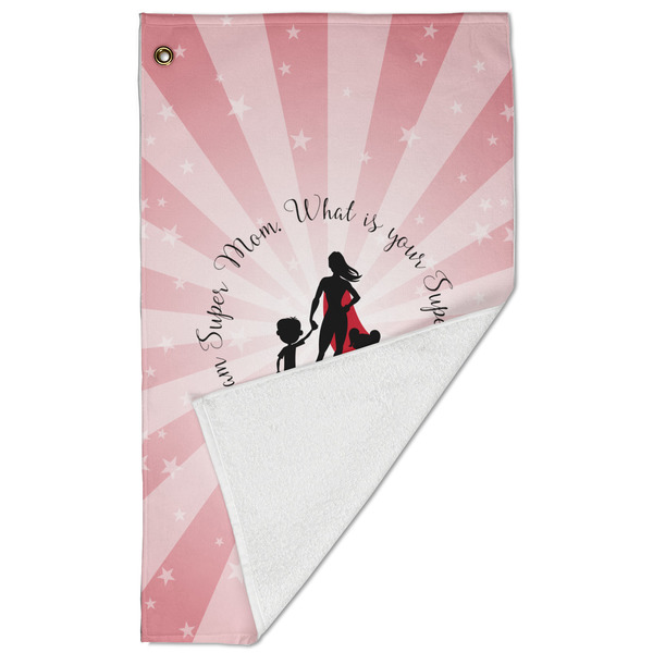 Super Mom Golf Towel - Folded (Large)