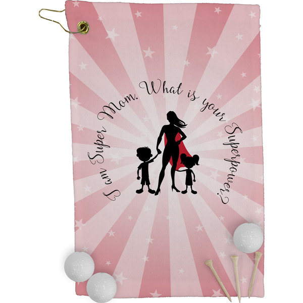 Super Mom Golf Towel (Personalized)
