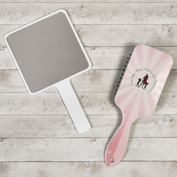 Super Mom Hair Brush - In Context