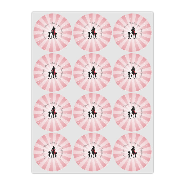 Super Mom Icing Circle - Small - Set of 12