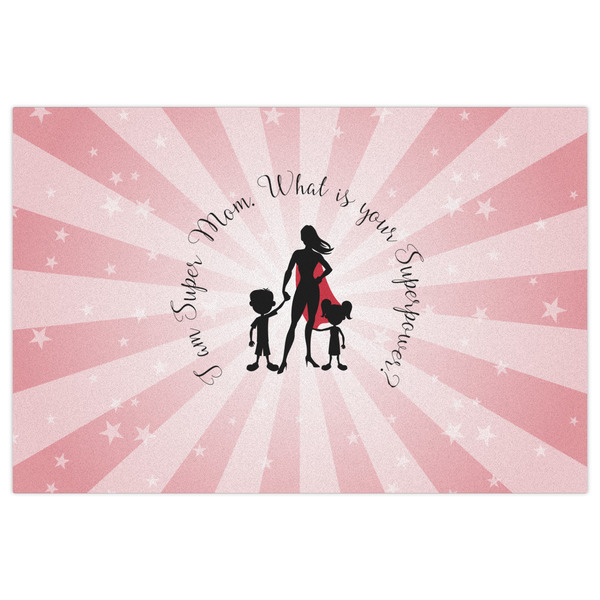 Super Mom Indoor / Outdoor Rug - 2'x3' - Front Flat