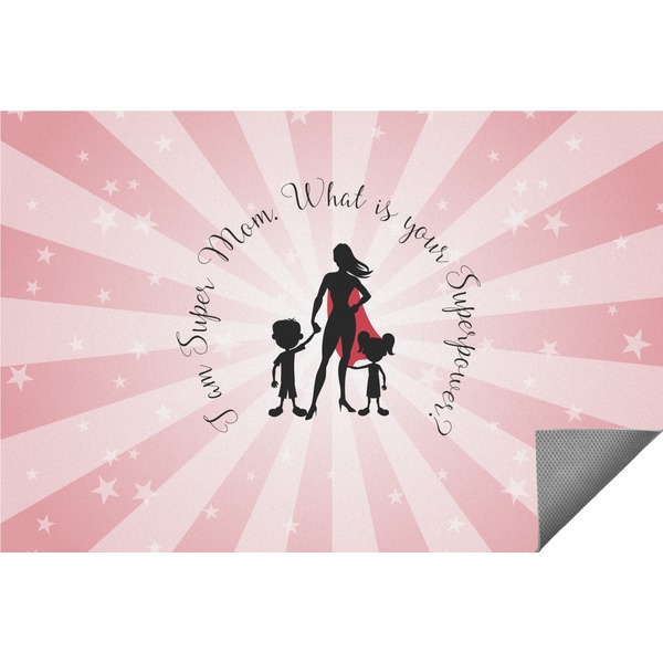 Custom Super Mom Indoor / Outdoor Rug - 3'x5'