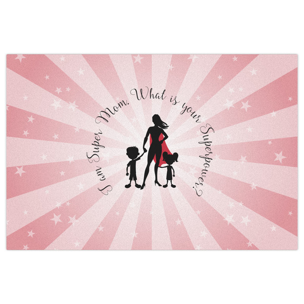 Super Mom Indoor / Outdoor Rug - 4'x6' - Front Flat