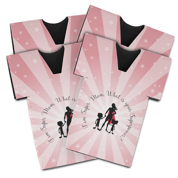 Super Mom Jersey Bottle Cooler - Set of 4 - MAIN (flat)