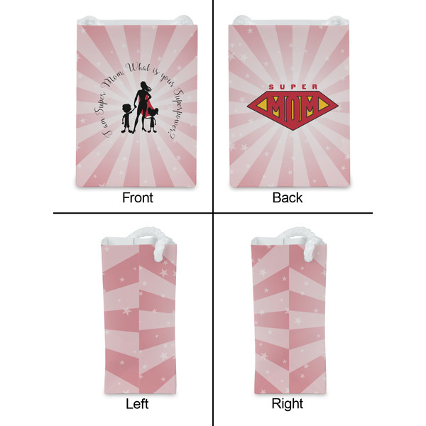 Super Mom Jewelry Gift Bag - Matte - Approval