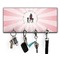 Super Mom Key Hanger w/ 4 Hooks & Keys
