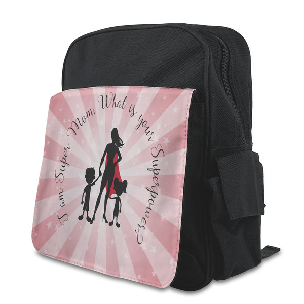 Custom Super Mom Preschool Backpack