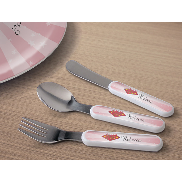 Super Mom Kids Flatware w/ Plate