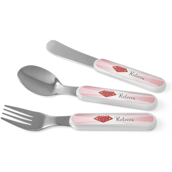 Custom Super Mom Kid's Flatware