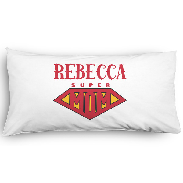 Custom Super Mom Pillow Case - King - Graphic