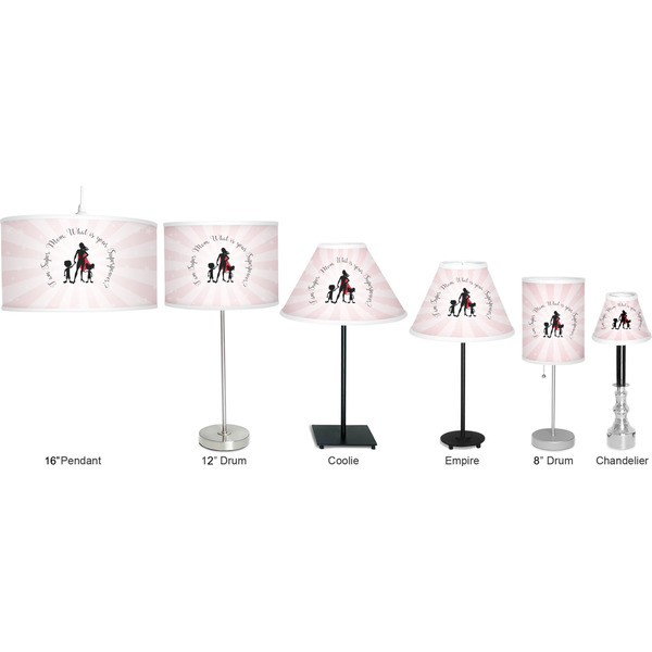 Super Mom Lamp Full View Size Comparison