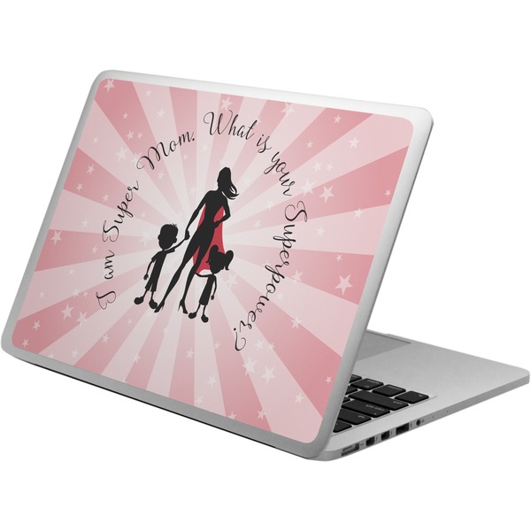 Custom Super Mom Laptop Skin - Custom Sized