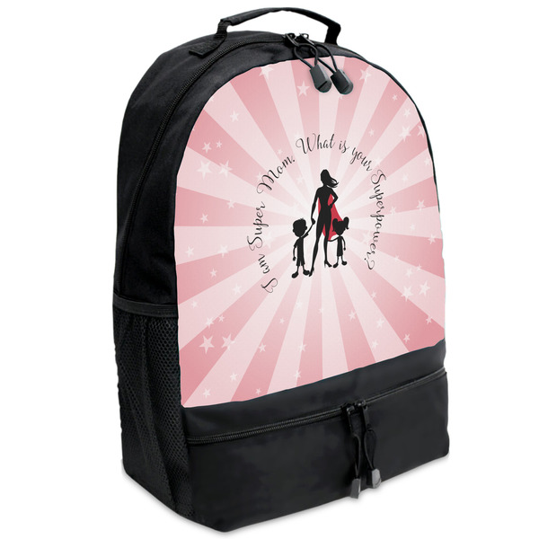 Custom Super Mom Backpacks - Black