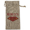 Super Mom Large Burlap Gift Bags - Front