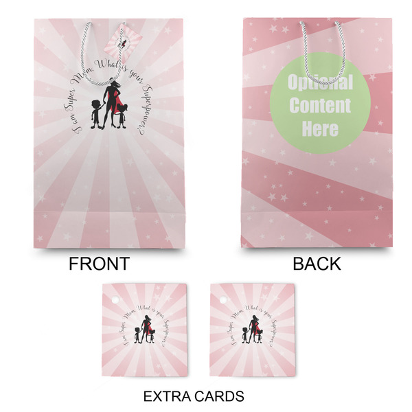 Super Mom Large Gift Bag - Approval