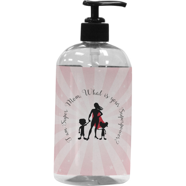 Custom Super Mom Plastic Soap / Lotion Dispenser