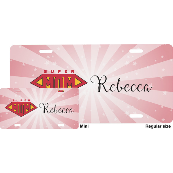 Super Mom License Plate (Sizes)