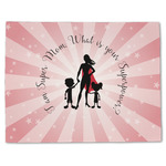 Super Mom Single-Sided Linen Placemat - Single