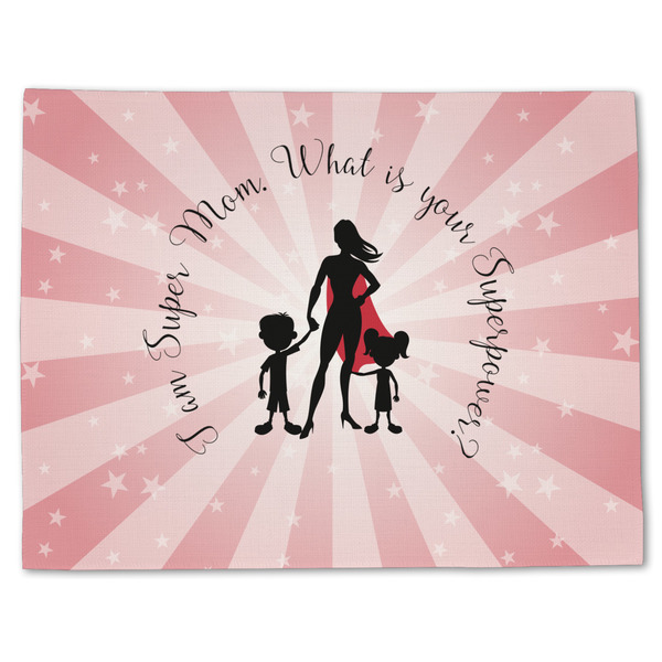 Super Mom Linen Placemat - Front