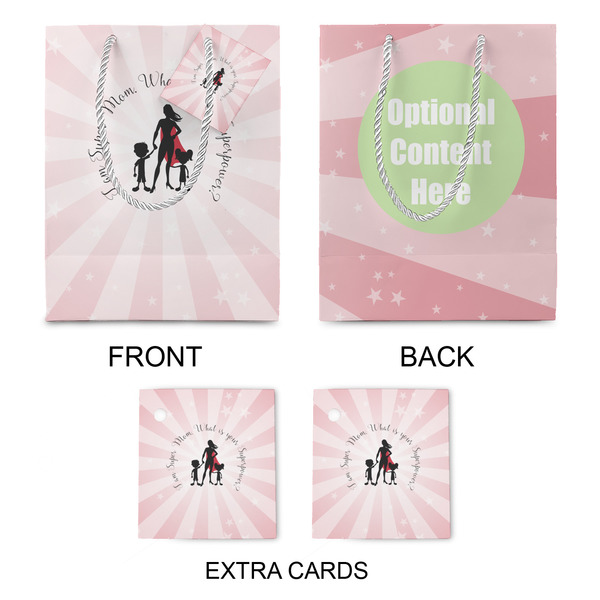 Super Mom Medium Gift Bag - Approval