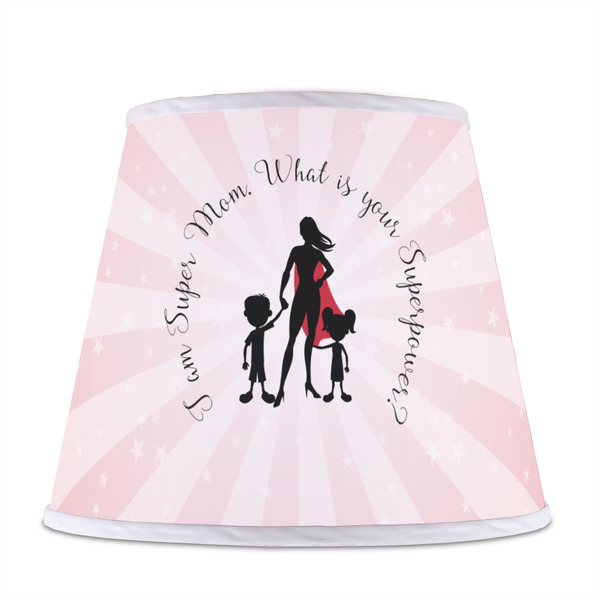 Super Mom Poly Film Empire Lampshade - Front View