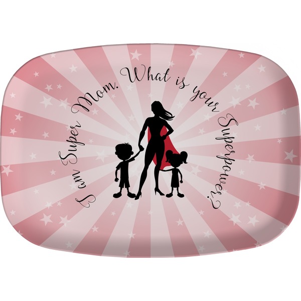 Custom Super Mom Melamine Platter