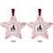 Super Mom Metal Star Ornament - Front and Back