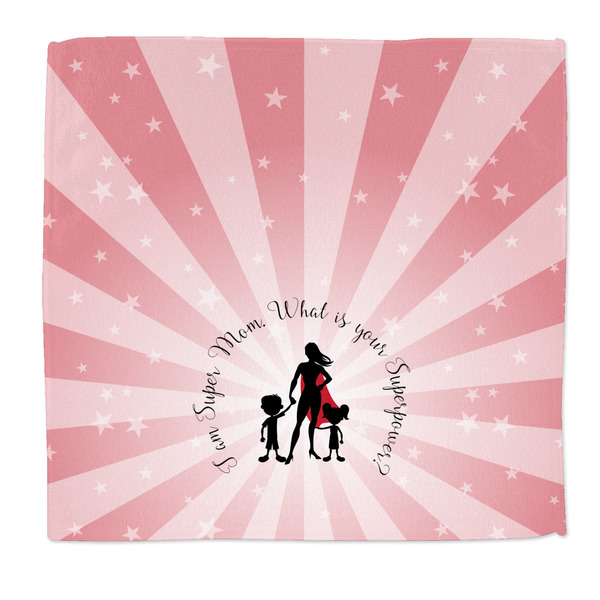 Custom Super Mom Microfiber Dish Rag