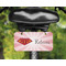 Super Mom Mini License Plate on Bicycle - LIFESTYLE Two holes