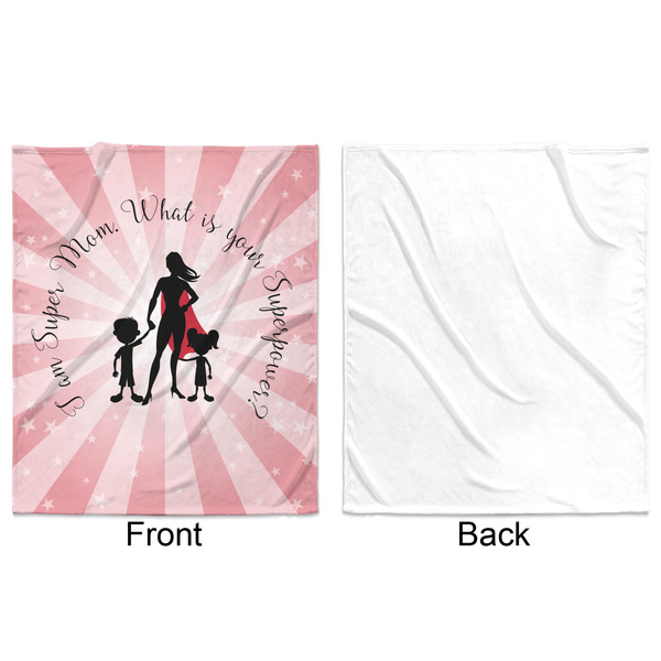 Super Mom Minky Blanket - 50"x60" - Single Sided - Front & Back