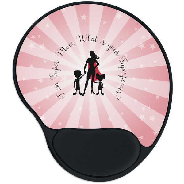 Custom Super Mom Mouse Pad with Wrist Support