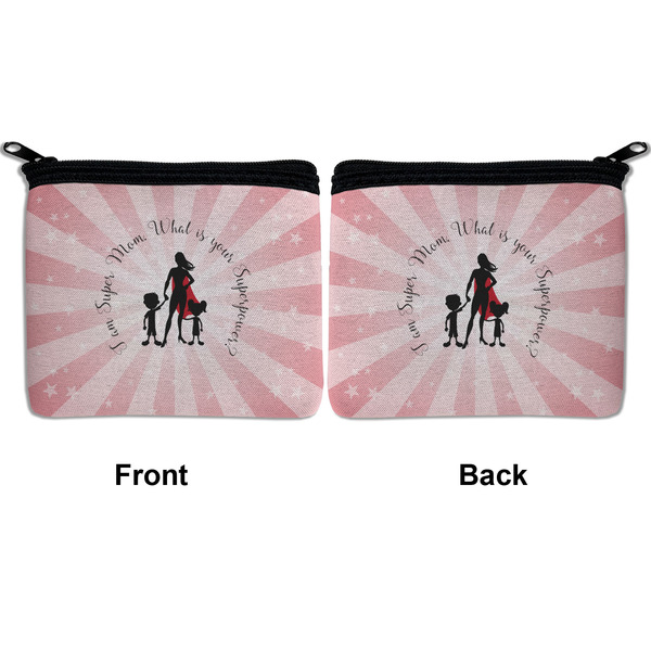 Super Mom Neoprene Coin Purse - Front & Back (APPROVAL)