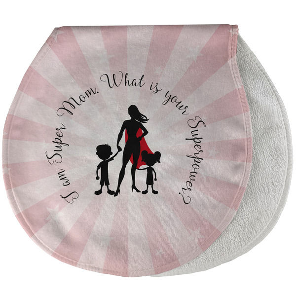 Super Mom New Baby Burp Folded