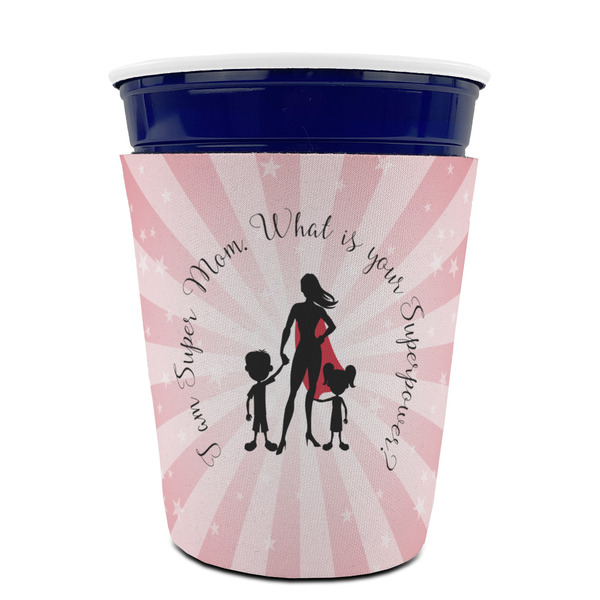 Super Mom Party Cup Sleeves - without bottom - FRONT (on cup)
