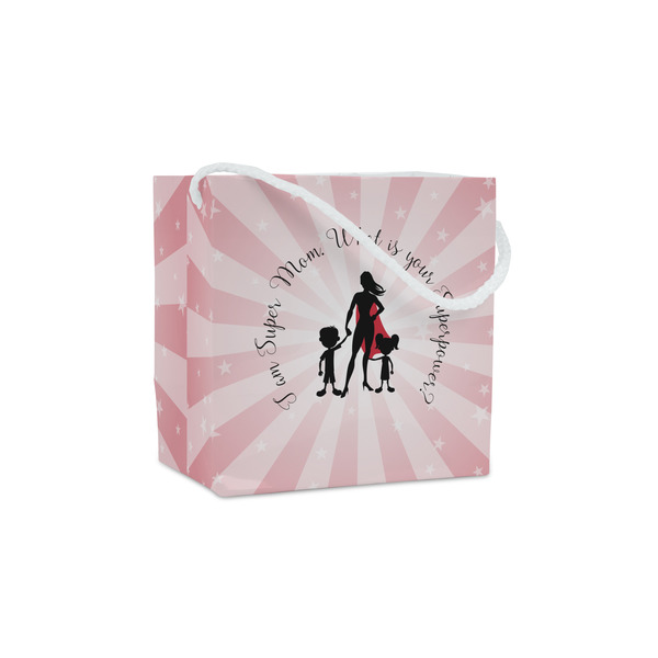 Custom Super Mom Party Favor Gift Bags - Matte