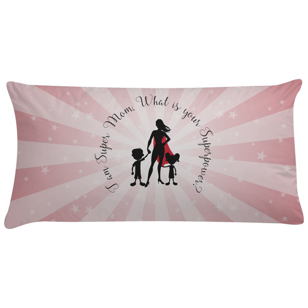 Custom Super Mom Pillow Case - King