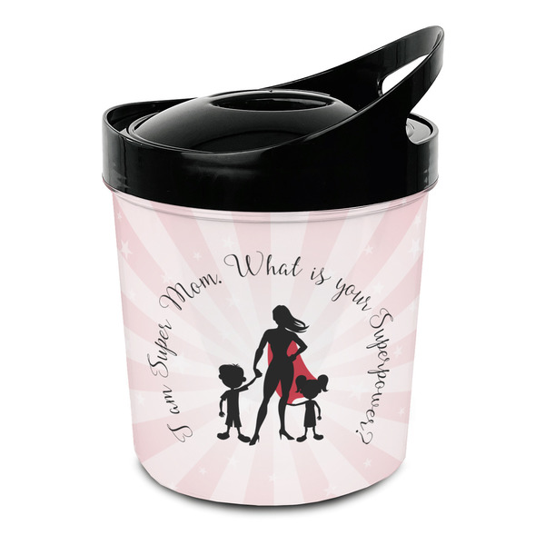 Custom Super Mom Plastic Ice Bucket