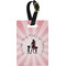 Super Mom Plastic Luggage Tag - Rectangular