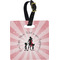 Super Mom Plastic Luggage Tag - Square