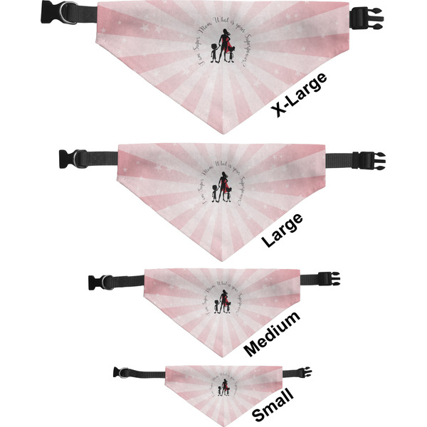 Super Mom Pet Bandana Sizes
